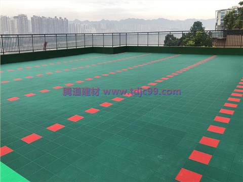 谢家湾幼儿园屋顶悬浮地板工程
