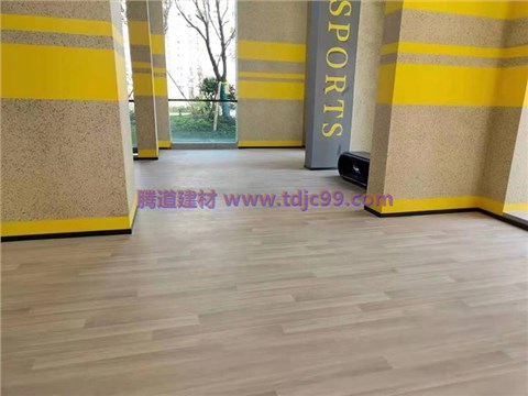 巴南洺悦城小区地胶工程