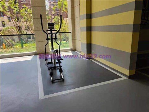 巴南洺悦城小区地胶工程