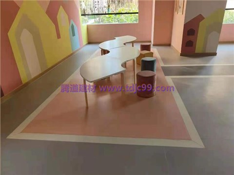 巴南洺悦城小区地胶工程