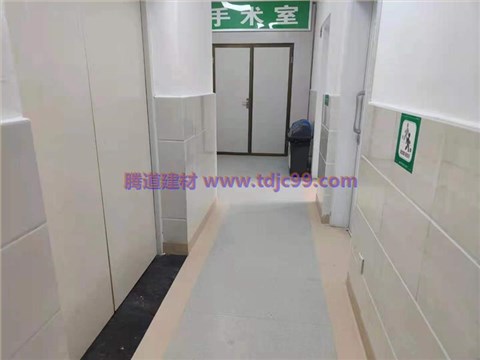 渝北区玉峰山中心医院地胶工程