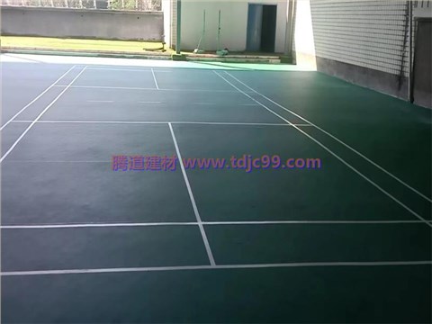 十八中羽毛球场运动地胶