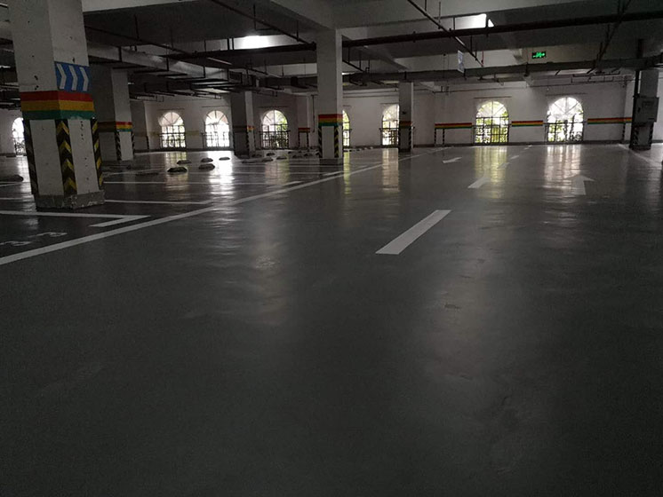 山顶道车库地坪工程