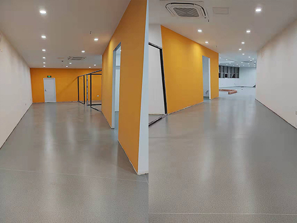 杨家坪壹心壹学校地胶工程