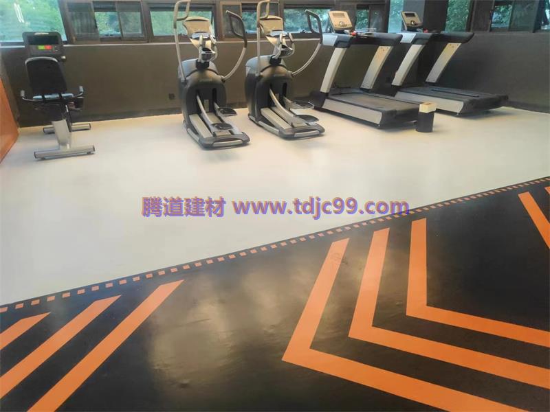 渝北健身房定制地胶工程 (4)